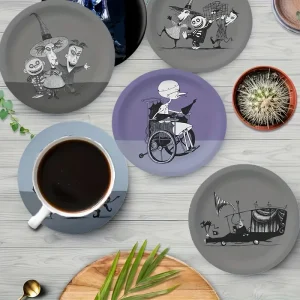 Nightmare Before Christmas Wooden Coasters - Set of 8