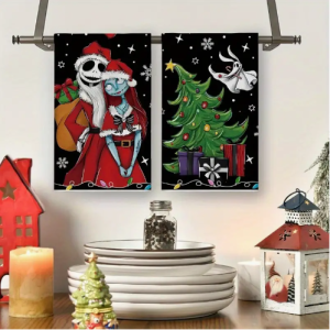 Nightmare Before Christmas Kitchen Towels - Set of 2 - Jack and Sally